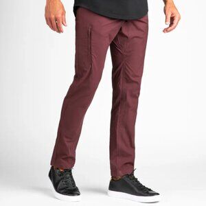 BYLT Basics Weekender Pant in Maroon